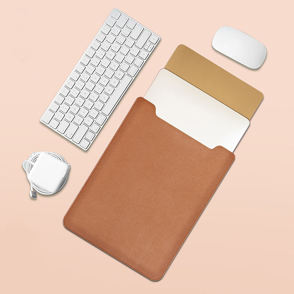 Thumbnail: Laptop Bag, 13/13.3/14/15/15.4/15.6/16 Inch, Notebook Computer Mouse Pad, Pu Lea