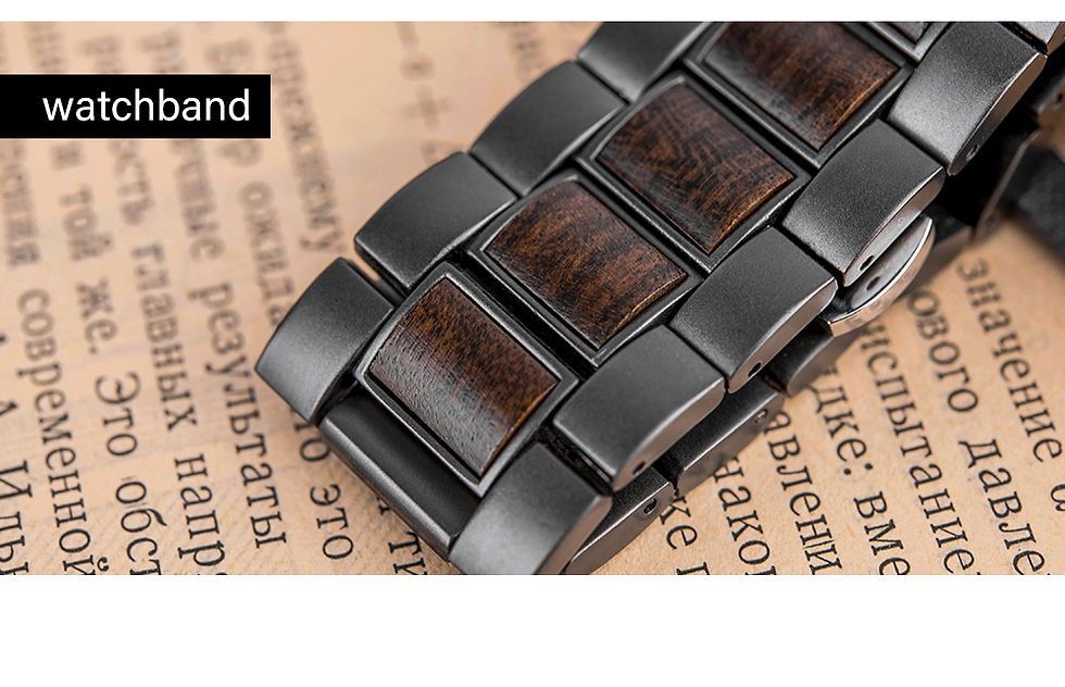 Thumbnail: BOBO BIRD Wood Men Watch Relogio Masculino Top Brand Luxury Stylish Chronograph 