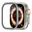 Thumbnail: Aluminium Alloy Case+Tempered Glass for Apple Watch Ultra 2 49mm Anti-Scratch Sc