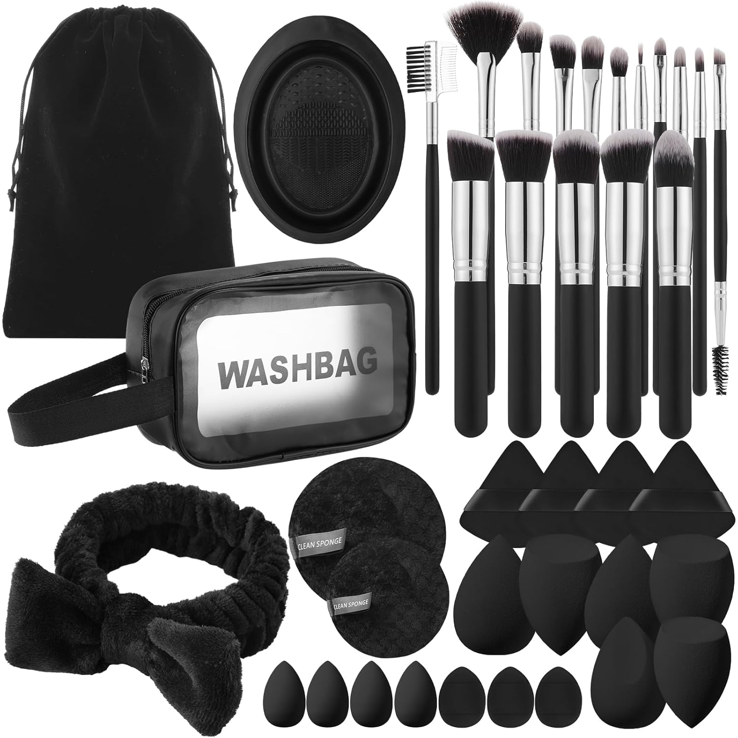 16Pcs Professional Makeup Brush Set Eye Shadow Contouring Foundation Highlight S