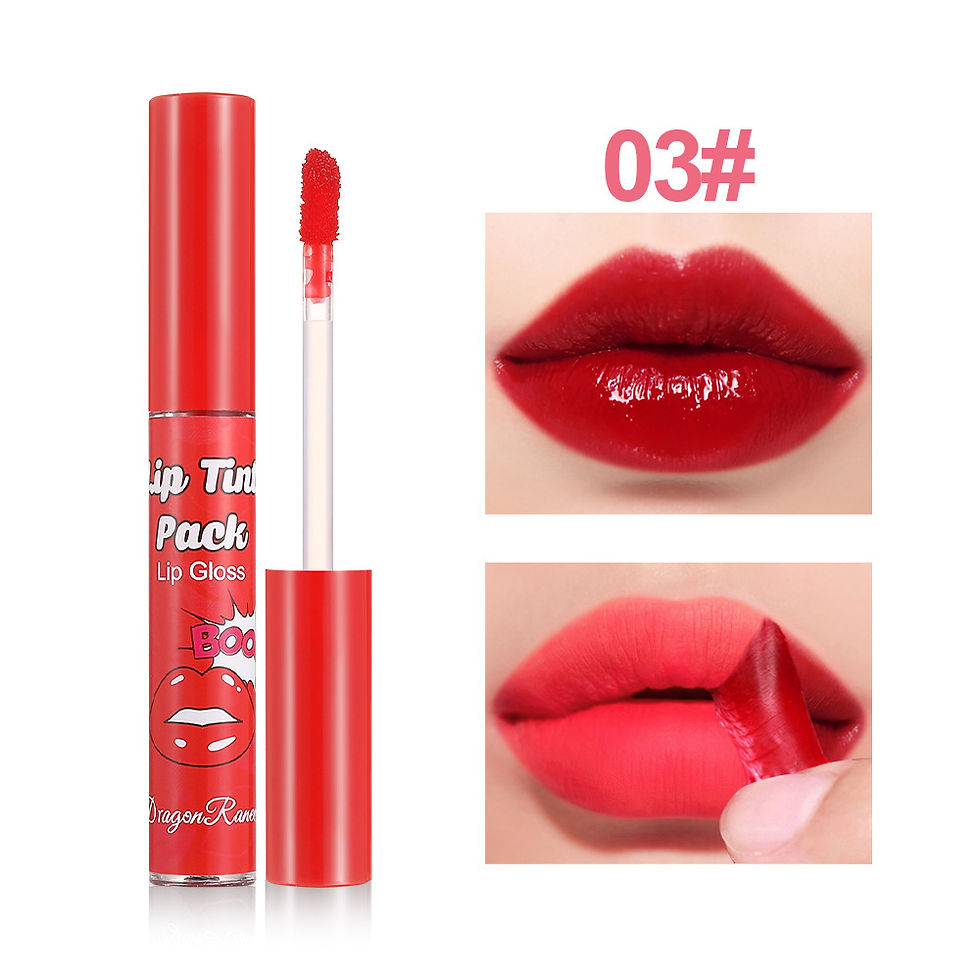 Thumbnail: Peel Off Rose Red Lip gloss Lip Outline Contour Tattoo Lip Stain Waterproof Tran