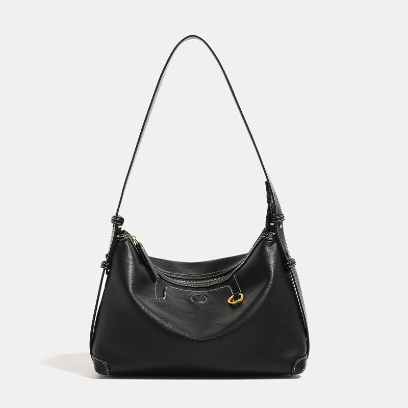 Thumbnail: Brand Design Brown Suede Armpit Bag For Women Retro Casual Versatile Dumpling Ba