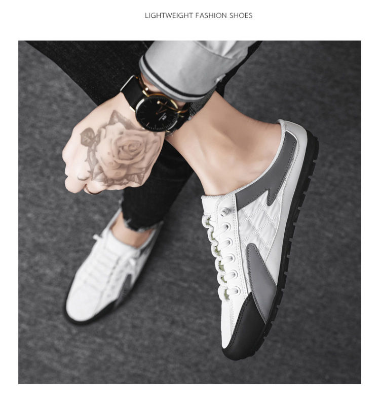 Thumbnail: 2025 Summer Slippers for Men Trendy Men's Flat Bottom Casual Shoes Soft Sole Sup