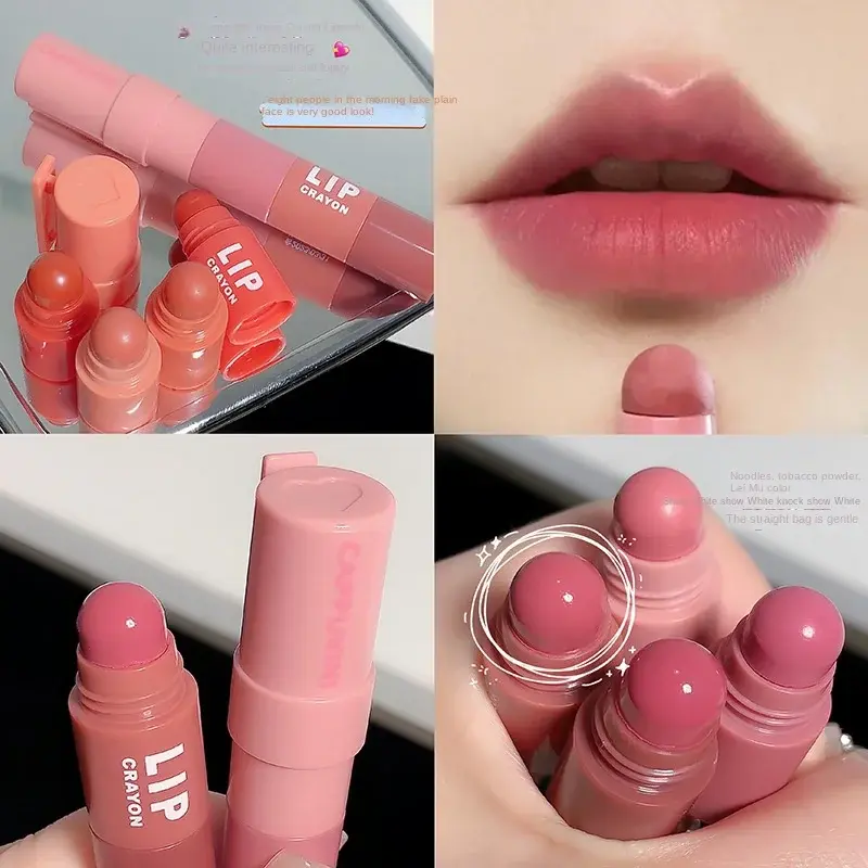 4pc/set Lipstick Korean Girl Group Crayon Lipstick Long Lasting Matte Lip Makeup