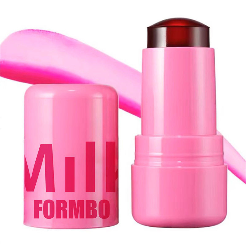 Thumbnail: 3-in-1 Milk Jelly Tint Facial Blusher Wand Moisturized Long Lasting Matte Rouge 