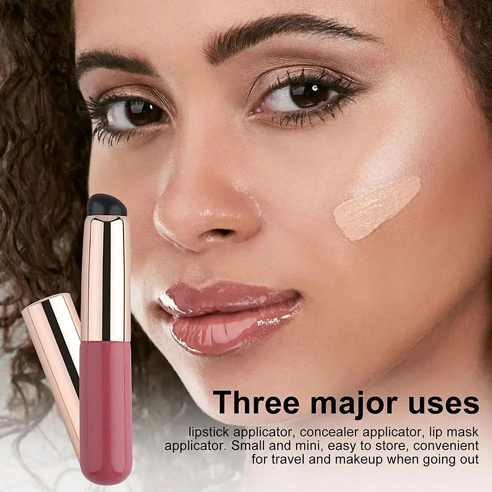 Thumbnail: Silicone Lip Brush With Cover Cap Concealer Brush Like Fingertips Q Soft Lipstic