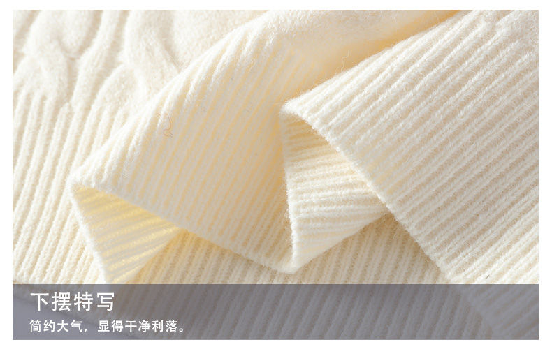 Thumbnail: 2024 Winter sweater new High End Luxury Cashmere Sweater Men Thick Warm Mens Swe