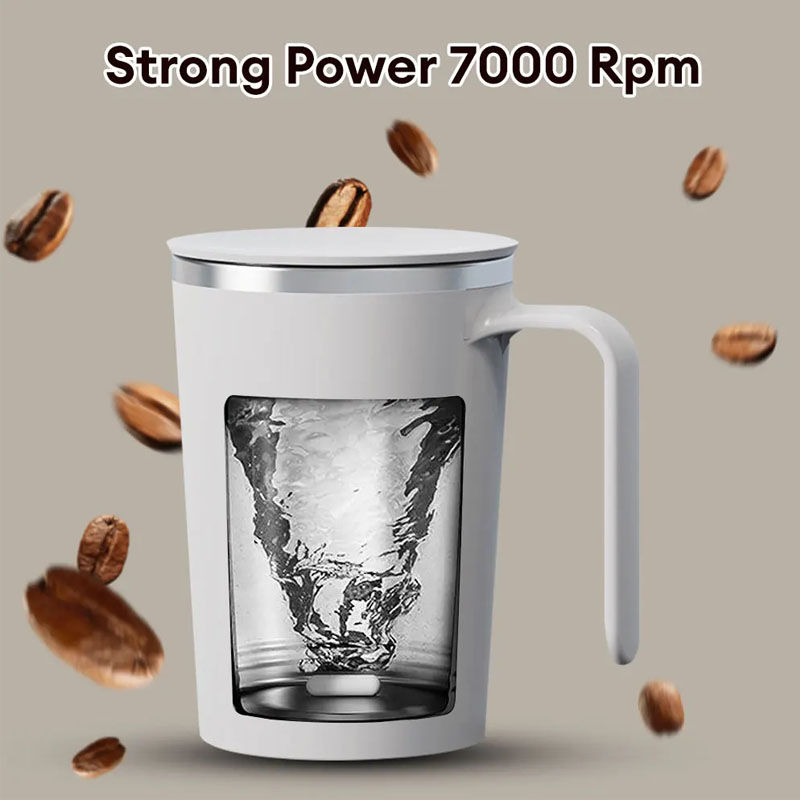 Thumbnail: 400ml Automatic Stirring Cup Mug Rechargeable Portable Coffee Electric Stirring 