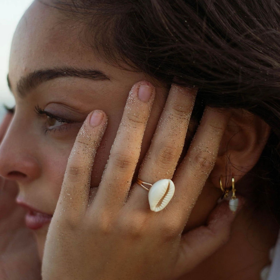 Thumbnail: Cowrie Shell Ring