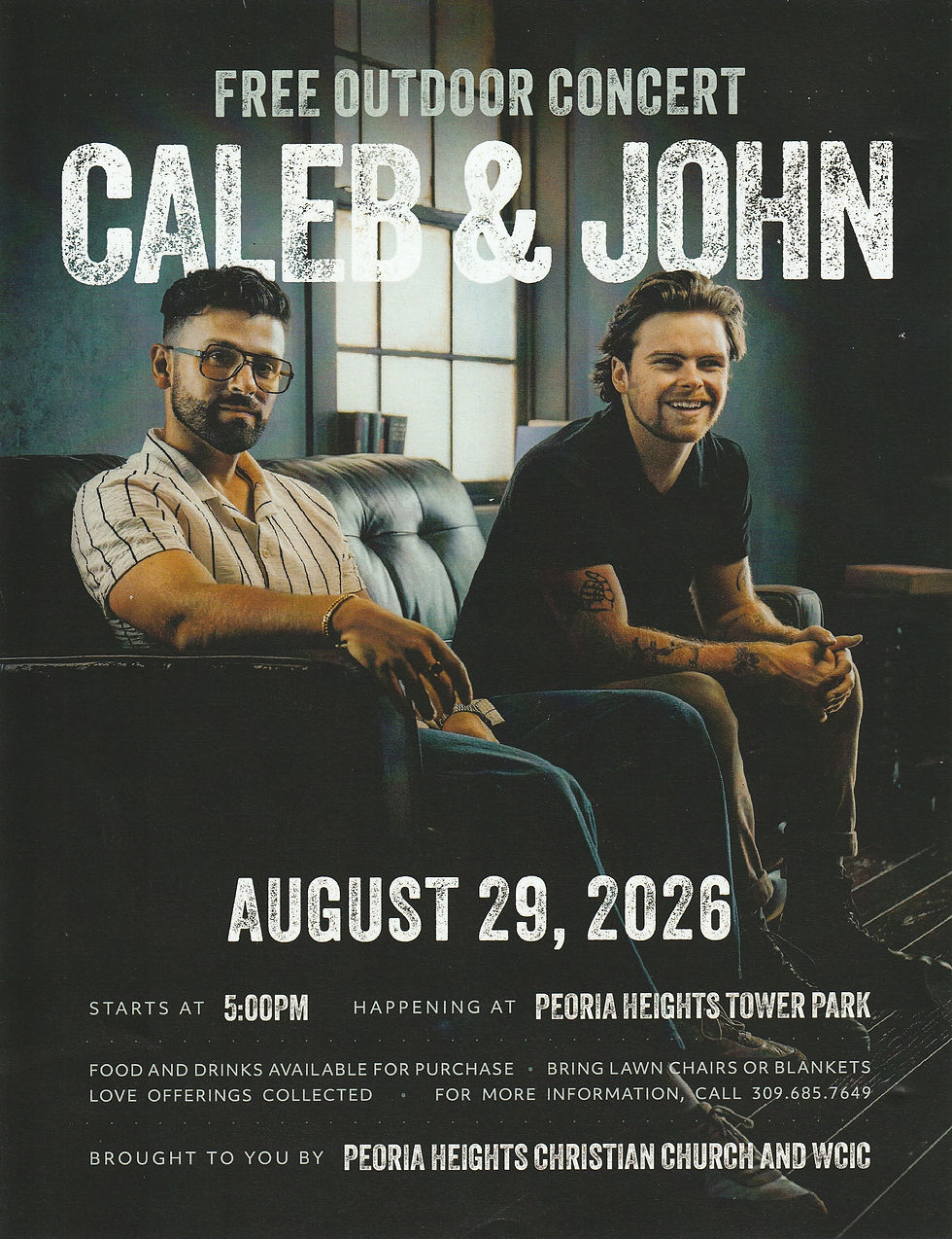 Caleb and John poster
