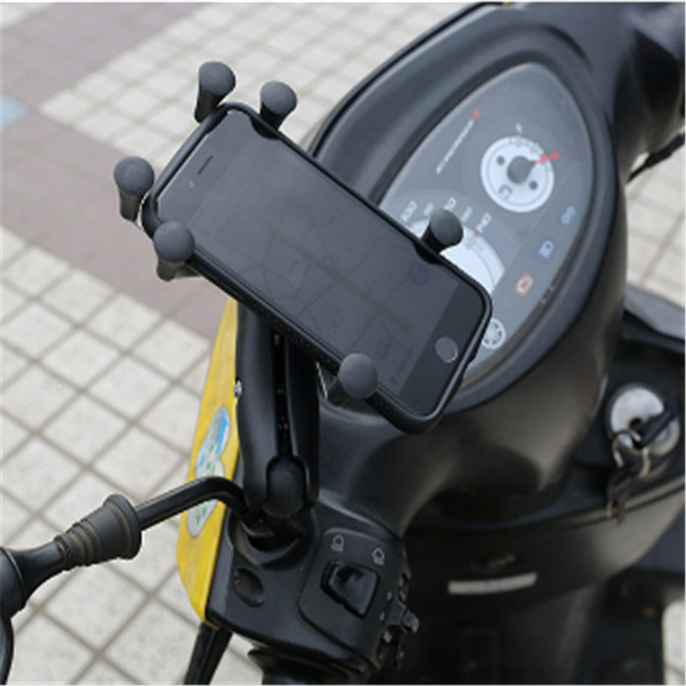 Miniatura: Universal Anti-Theft Phone Holder for Motorcycles & Bikes