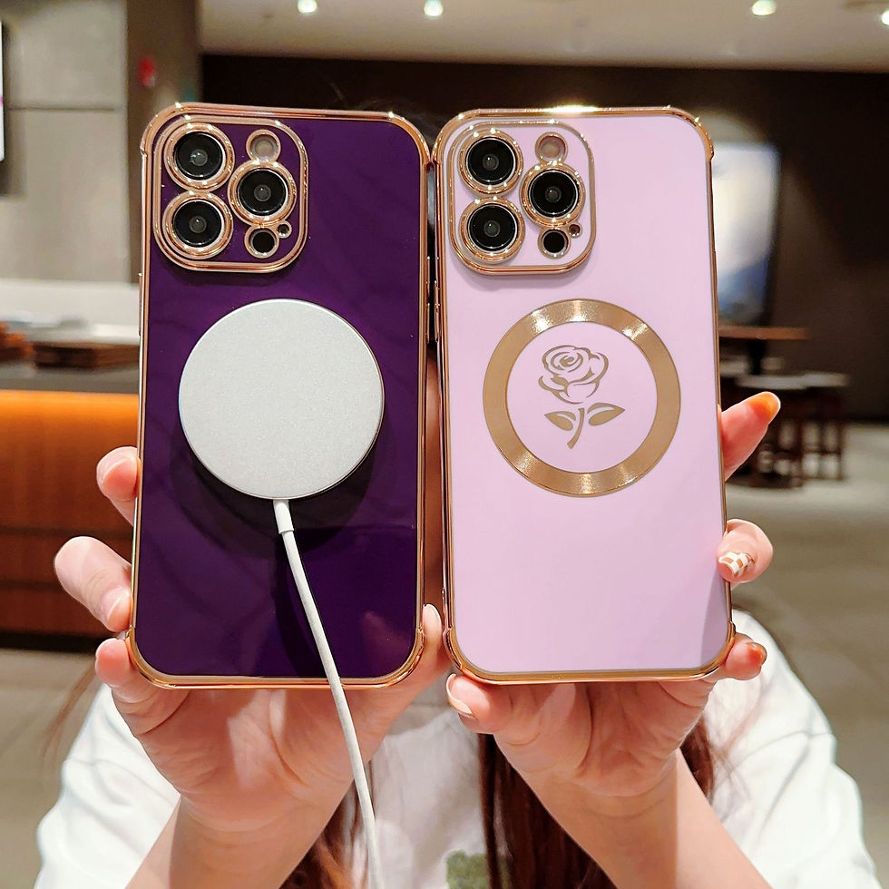 Miniatura: Rose Gold Plated Side Case for iPhone 15 Pro Max