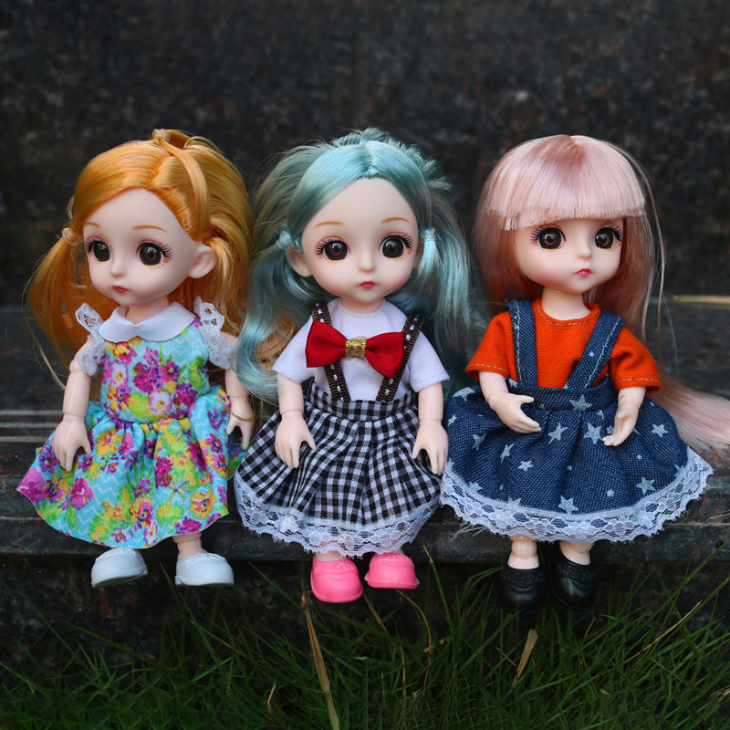 Miniatura: 16-17cm Casual Dress Set for 6-inch Doll with Joints