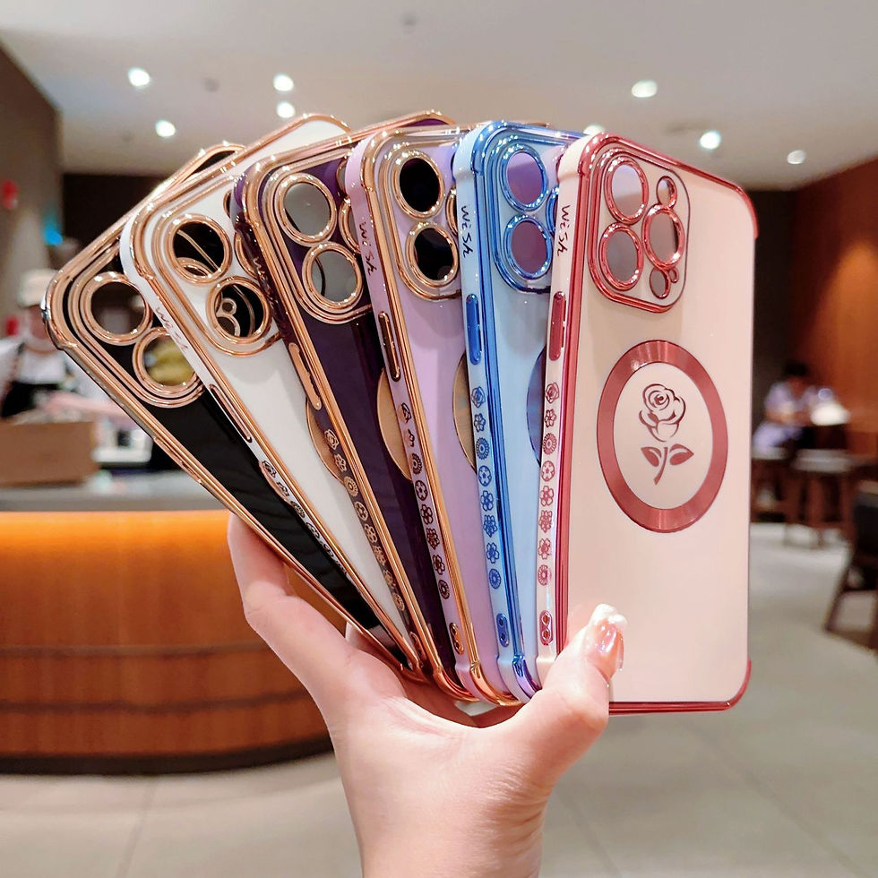 Miniatura: Rose Gold Plated Side Case for iPhone 15 Pro Max