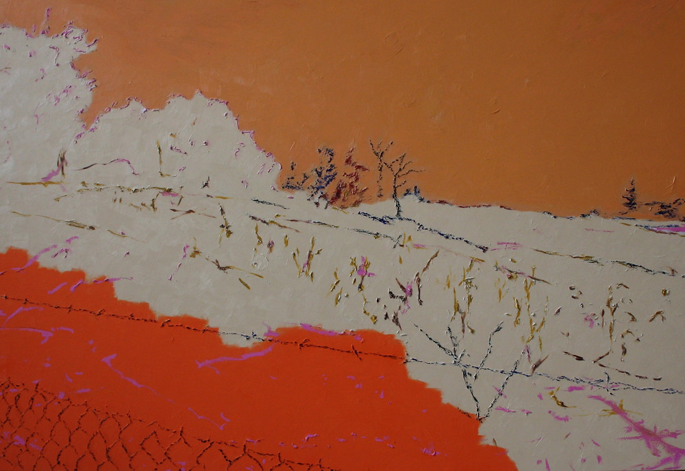 David Mildner - Hinterland, 2017, oil on canvas, 129x185cm