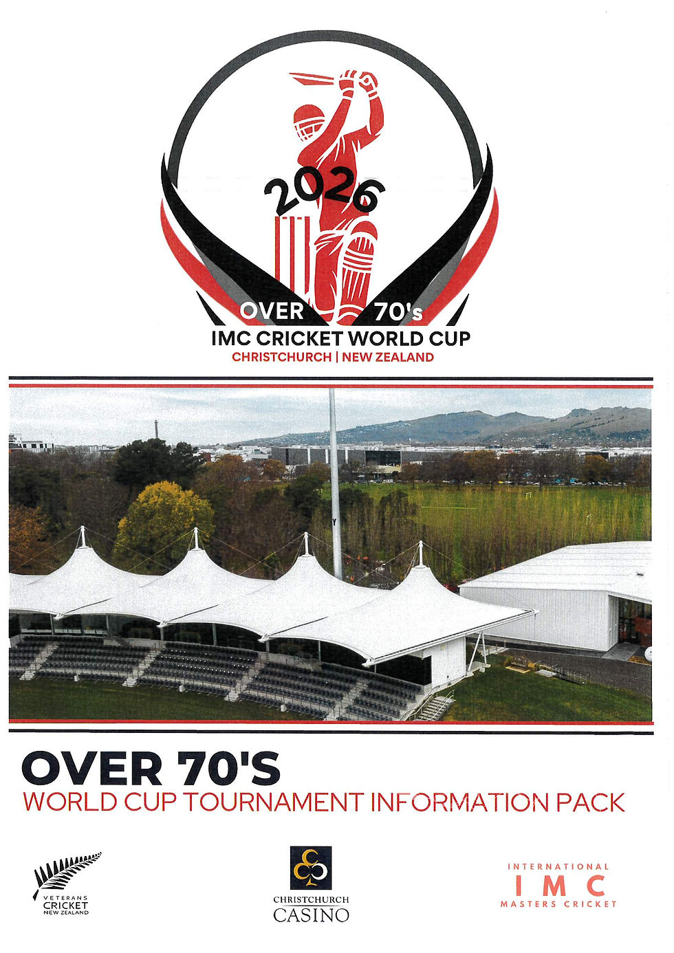 Lance Ryan standing on the embankment at the Port Hills End of the Pavilion overlooking the Hagley Oval Pitch.