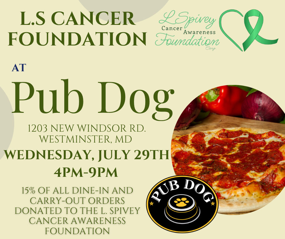 LS cancer foundation at Pub Dog Brewery