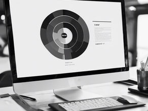 Black and White Pie Chart Analytics