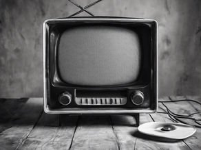 Black and White Old School Radio