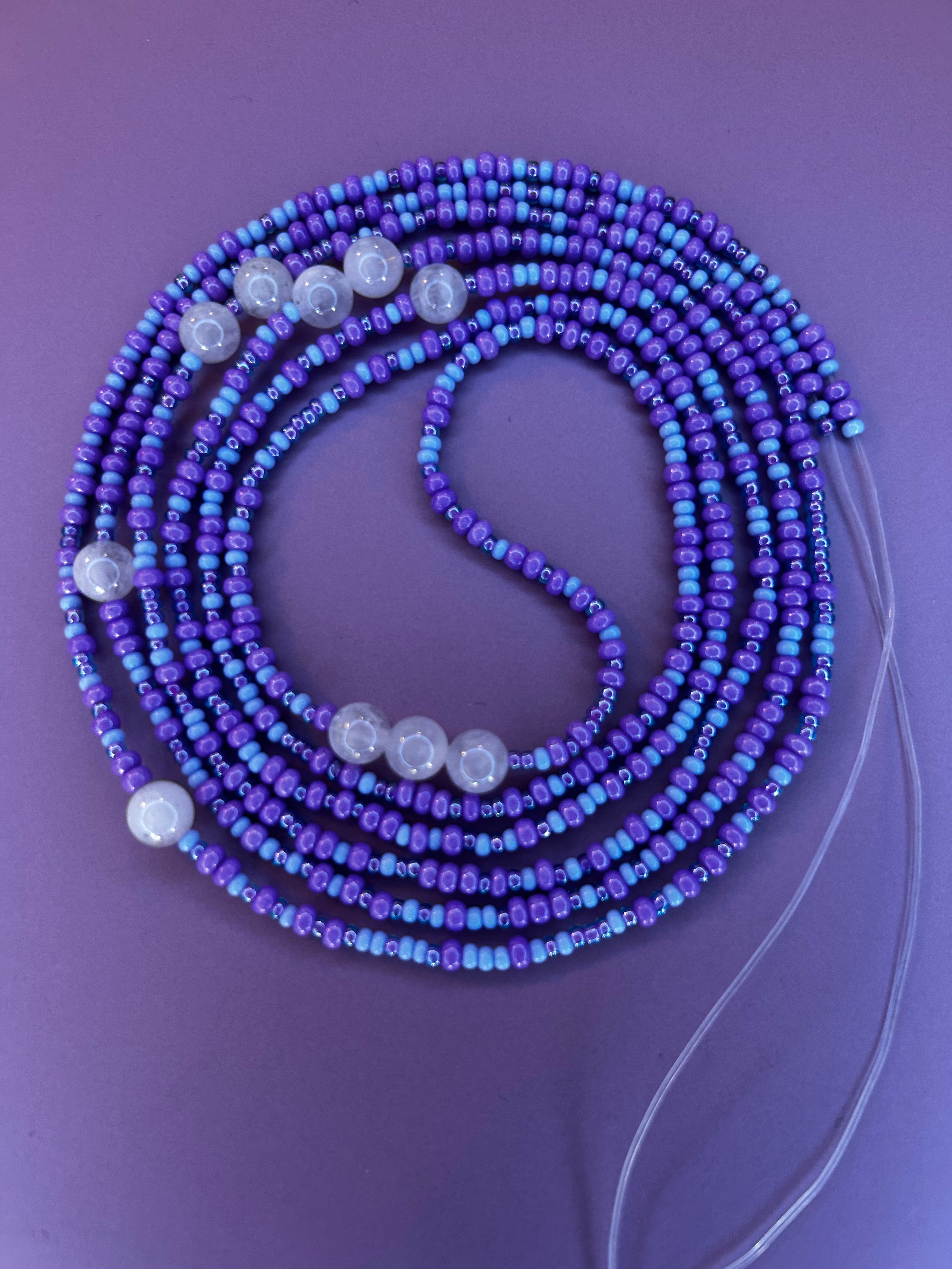 Lavender Fields Waistbead