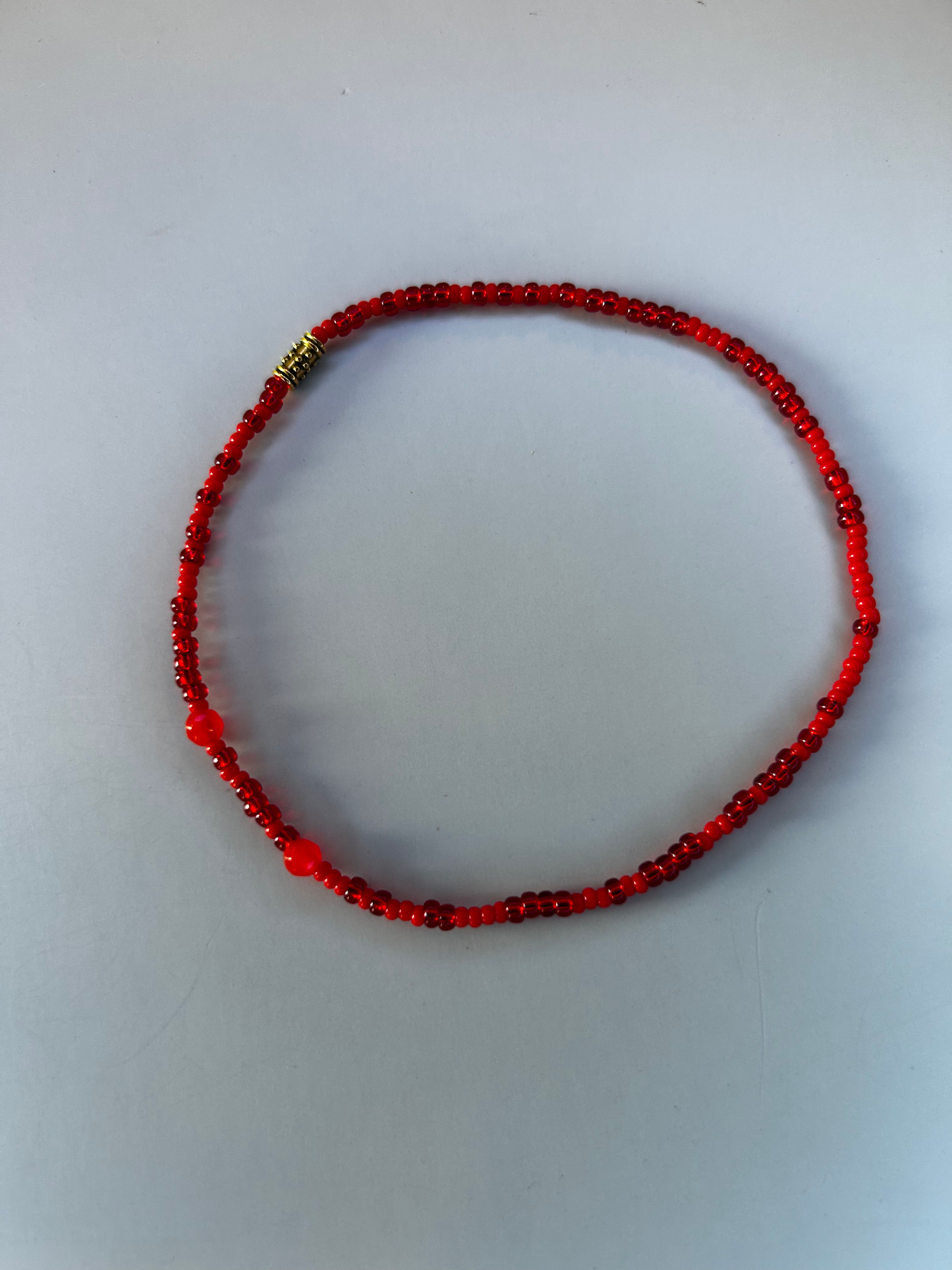 Candy Red Anklet