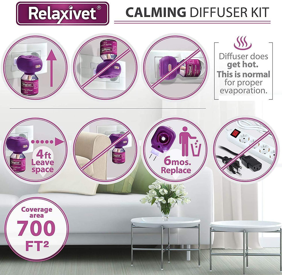 Thumbnail: Calming Cat Diffuser Refill Anti Anxiety Pet Feline Calm Pheromones 6 Pack