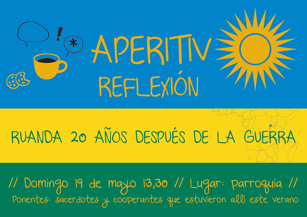 Café coloquio testimonio Ruanda