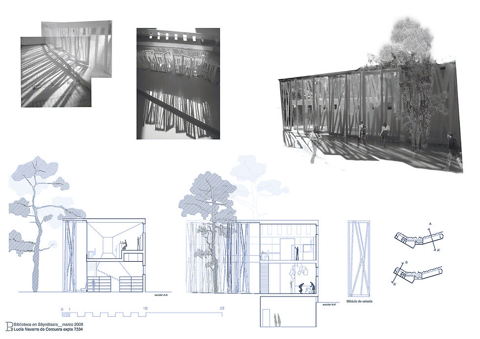 Secciones y maqueta