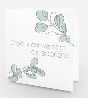 joyeux anniversaire de sobriété