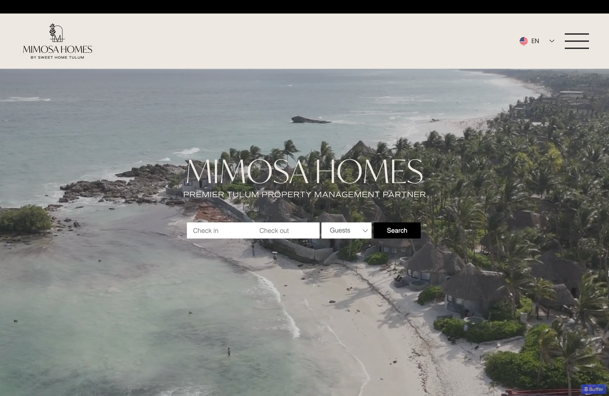 Mimosa Homes Property Management Tulum