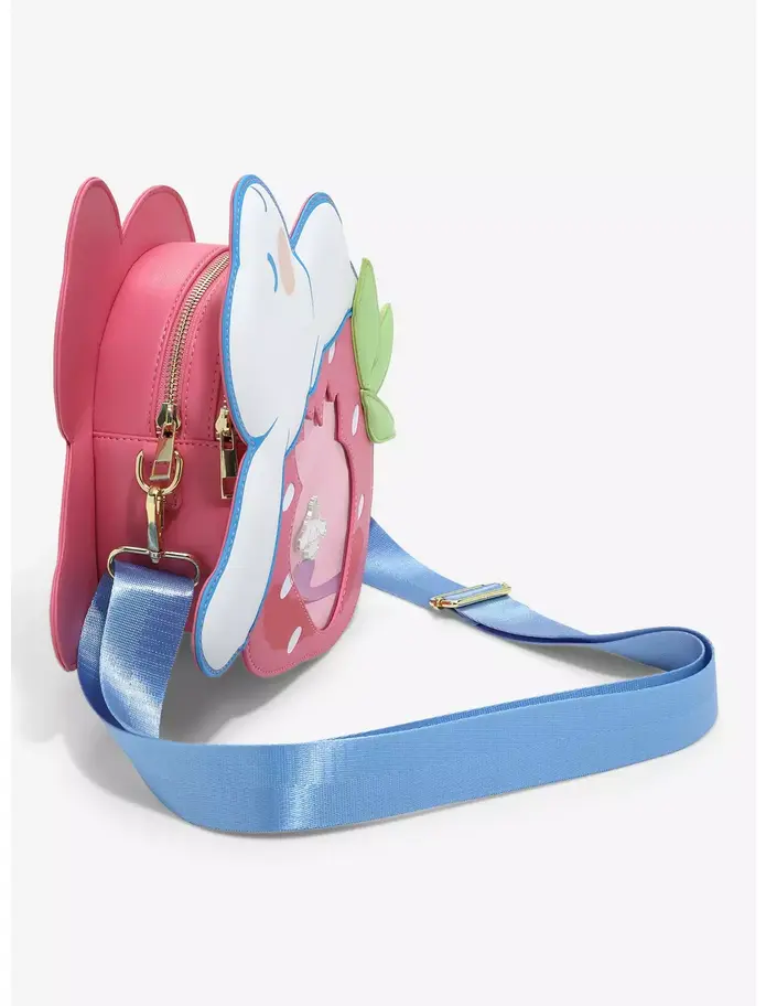 Sanrio Cinnamoroll Strawberry Figural Crossbody Bag Side View