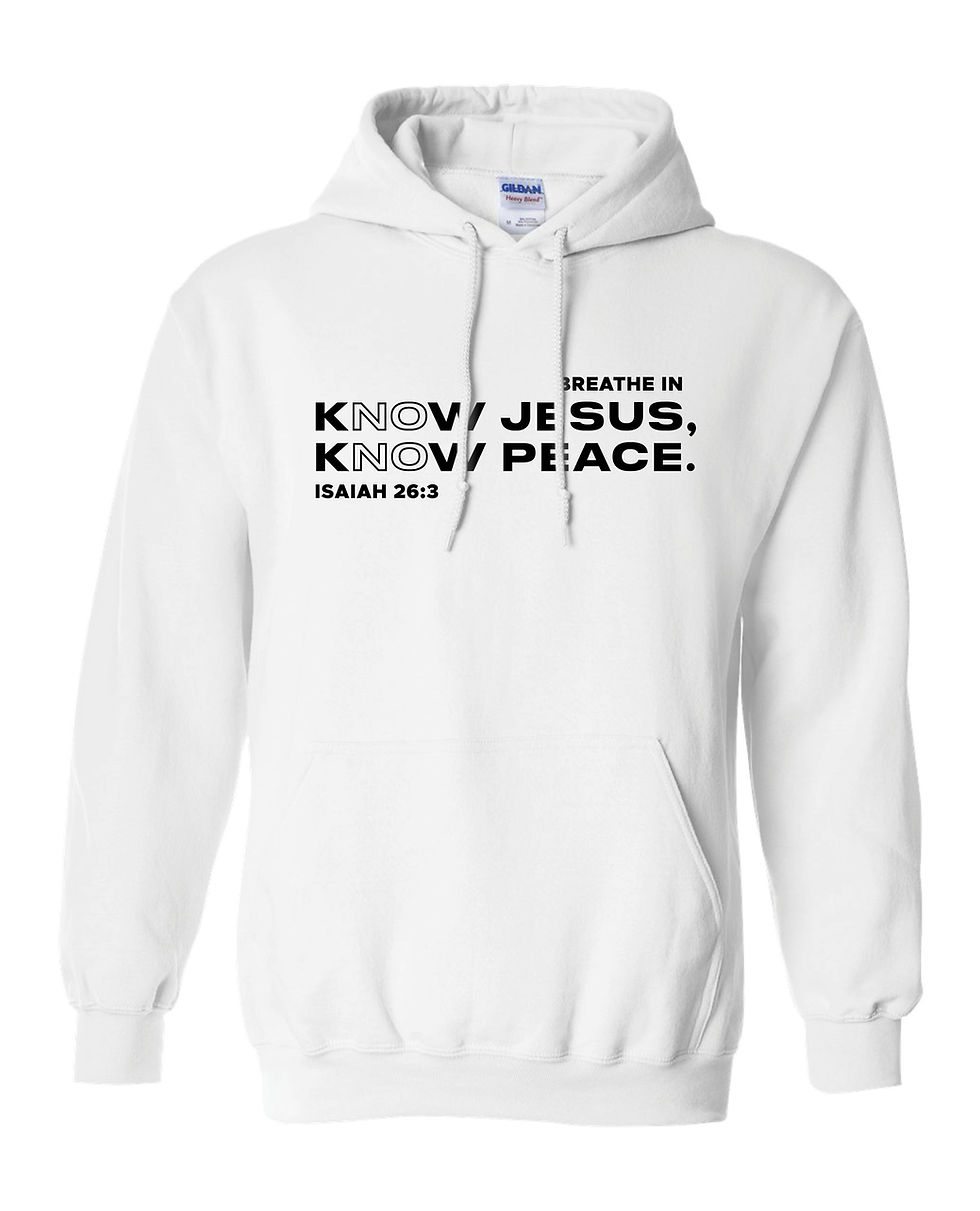 Thumbnail: Know Jesus, Know Peace - Hoodie Sweatshirt