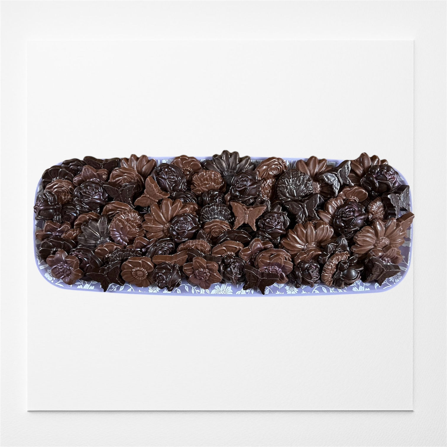 Butterfly and Flower Tray