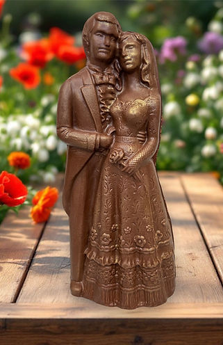 Chocolate Bride and Groom