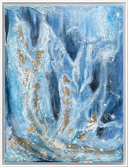 Energetische Kunst -'Ozeanvulkan'- Original Werk by Vanessa Kirves