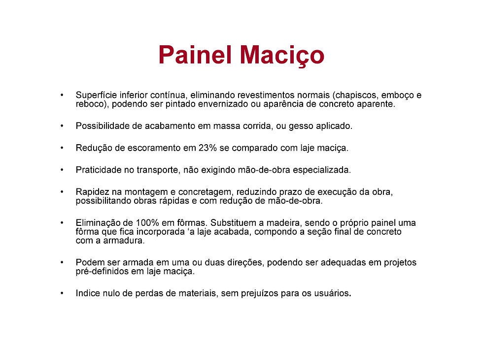 PAINEL MACIÇO