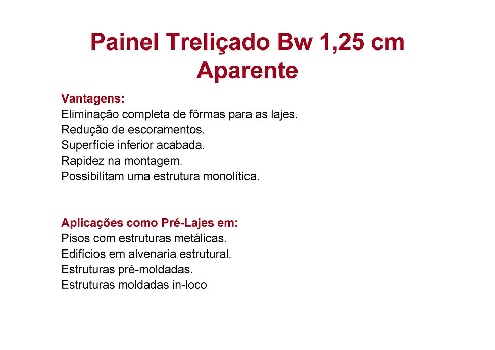 PAINEL BW 1,25