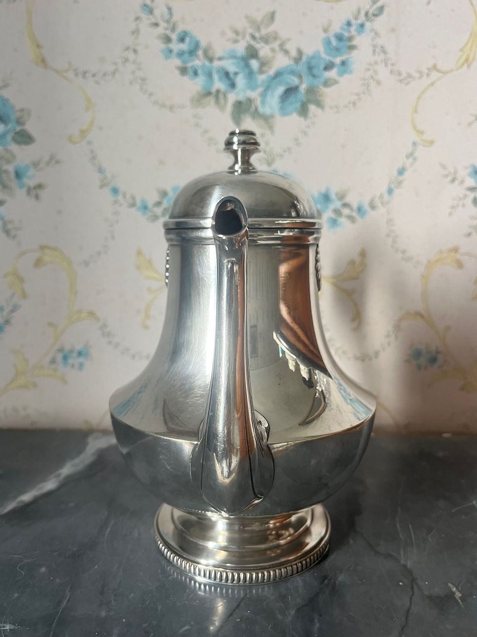 Miniature : Cafetière métal argenté vers 1900
