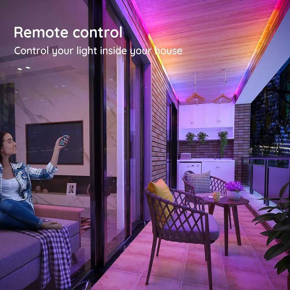 Miniatúra: Profesionálna LED páska Govee H6172 RGBIC, IP65, Synchronizácia s hudbou, Wi-Fi