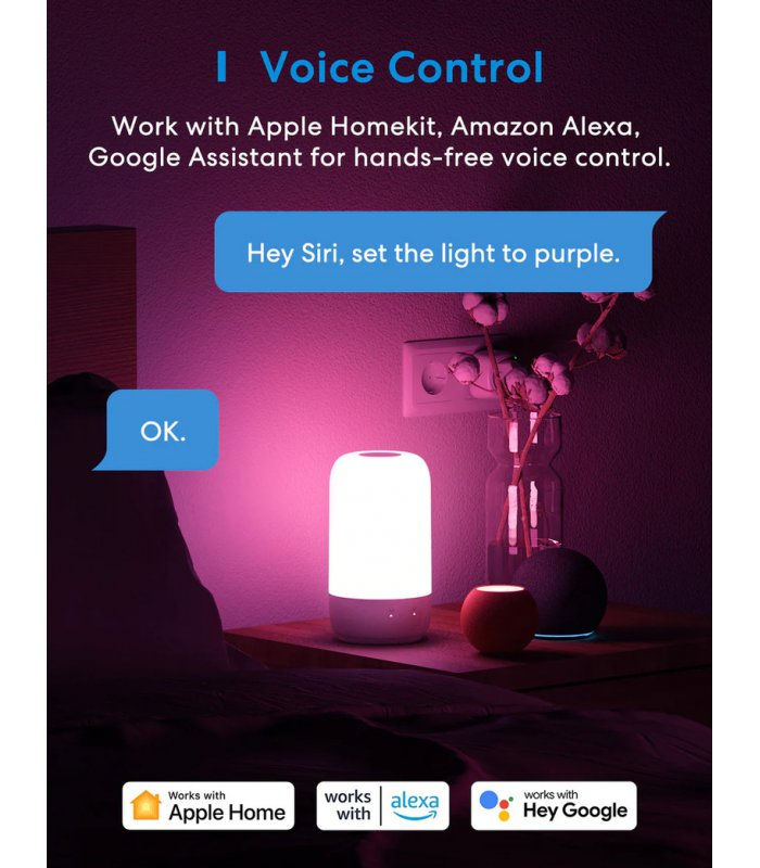 Miniatura: Pametna ambientalna svetilka Meross MSL450HK, HomeKit, Wifi