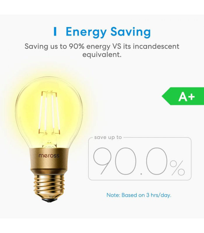 Miniatura: MEROSS SMART WI-FI LED ŽÁROVKA E27, MSL100HK (EU VERZE)