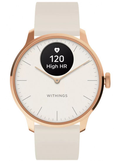Μικρογραφία: Withings Scanwatch Light / 37mm (Παρακολούθηση ύπνου / Ανοξείδωτο ατσάλι) - Μπεζ