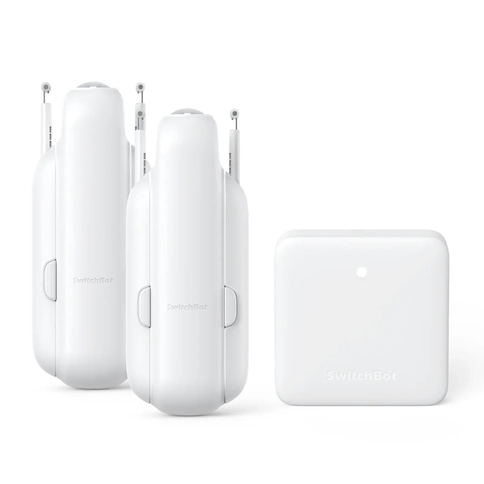 Balení 2 x SwitchBot Curtain U Rail 3 a Hub Mini