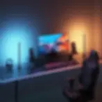 Indexkép: Govee H6047 RGBIC Wi-Fi Gaming LED Lámpa Szett (2 db) Intelligens Vezérlővel, Wi