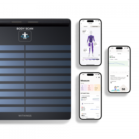 Миниатюра: Withings Body Scan – Свързана здравна станция, черна