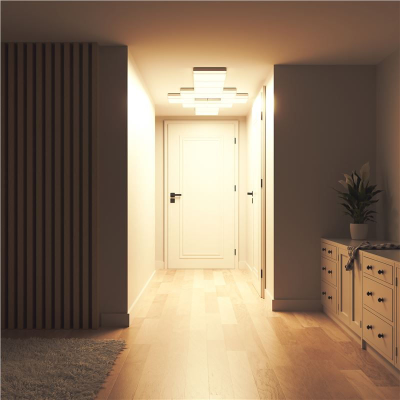 Indexkép: Kit de pornire Nanoleaf Skylight, set de 3 bucăți.