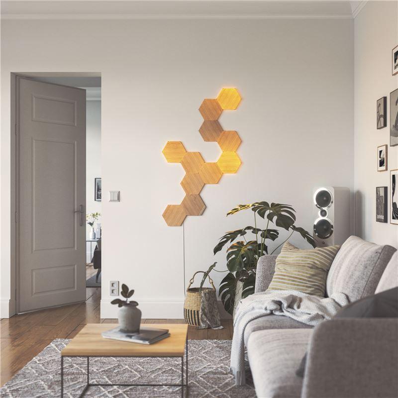 Miniatură: Nanoleaf Elements Hexagons, kit de pornire 3 bucăți