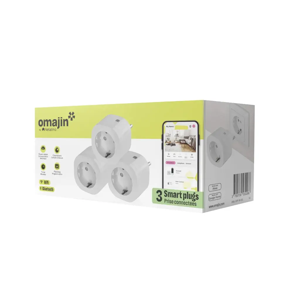 3 darabos okos dugalj csomag, Omajin by Netatmo