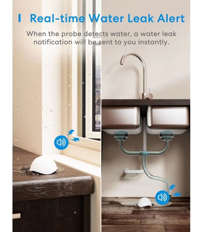 Miniatură: Starter Kit senzor inundatie Meross MS400HHK, cu hub