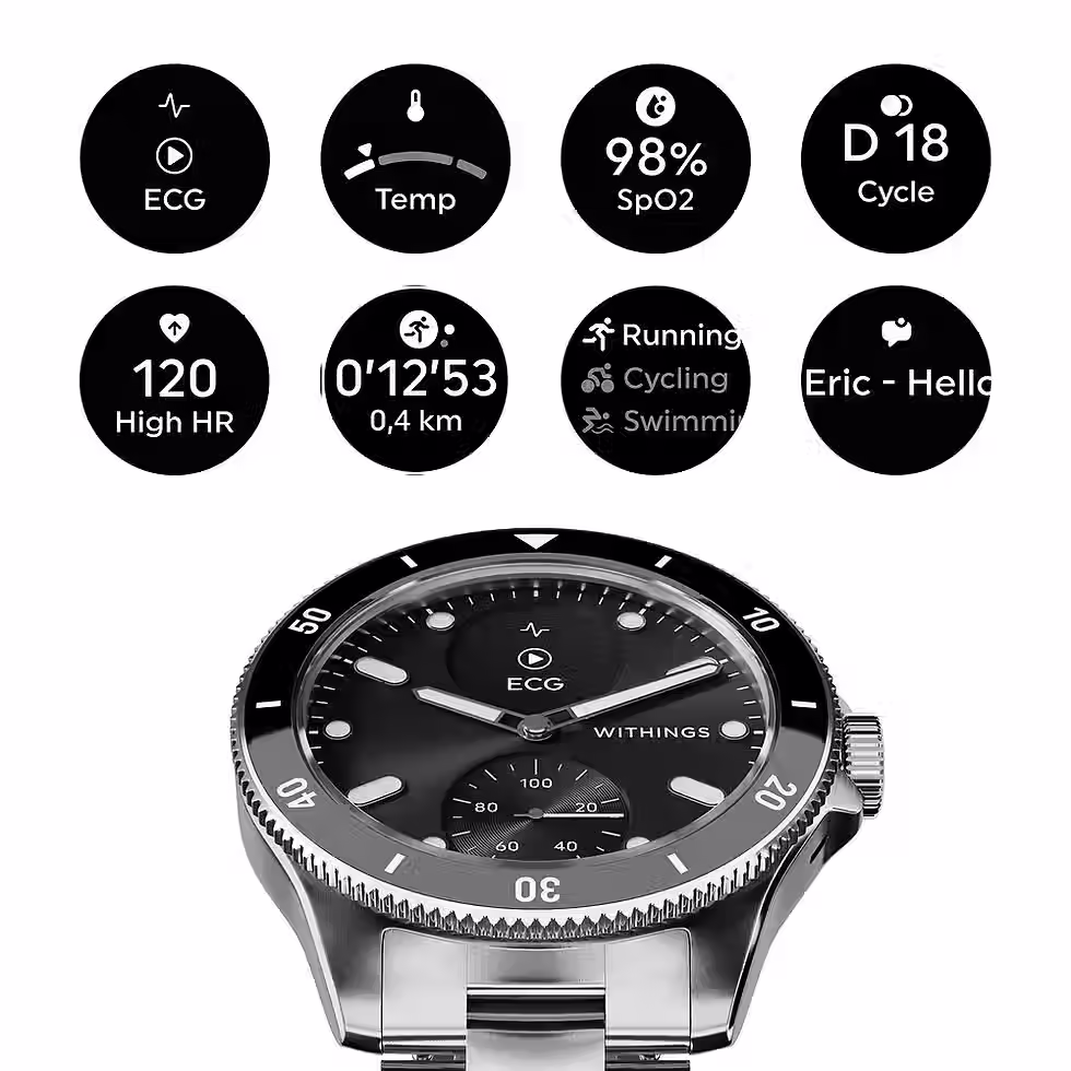 Μικρογραφία: Withings Scanwatch Nova 42mm - Μαύρο